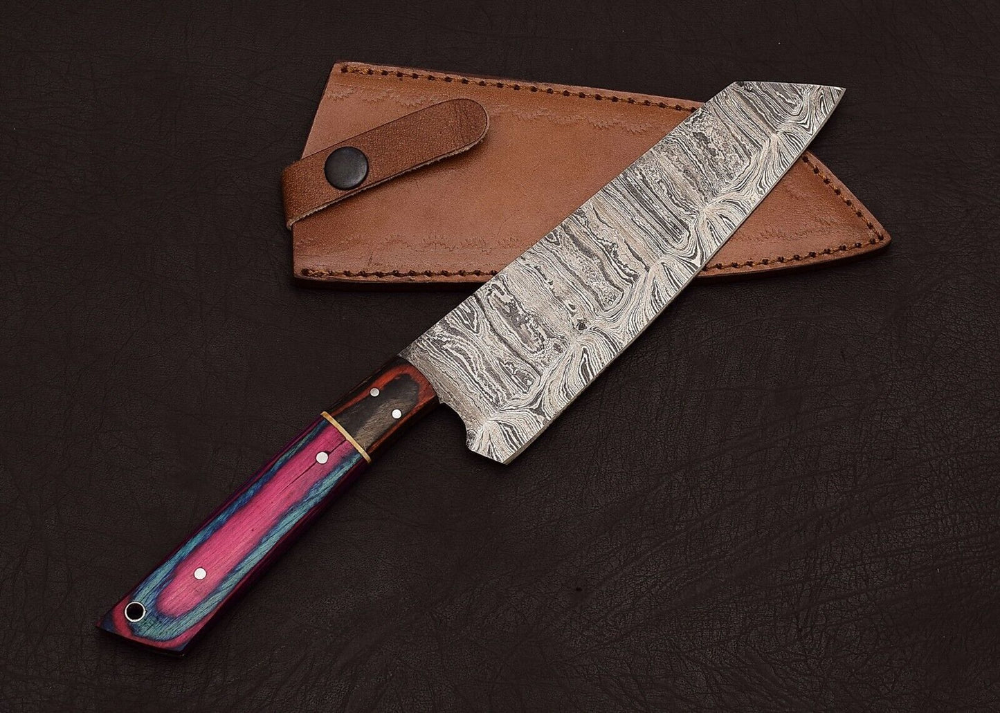 Damascus Steel Perfection  HandForged Fillet Knife For Professional Chefs 1