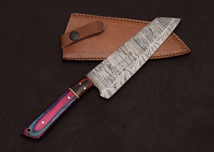 Damascus Steel Perfection  HandForged Fillet Knife For Professional Chefs 1