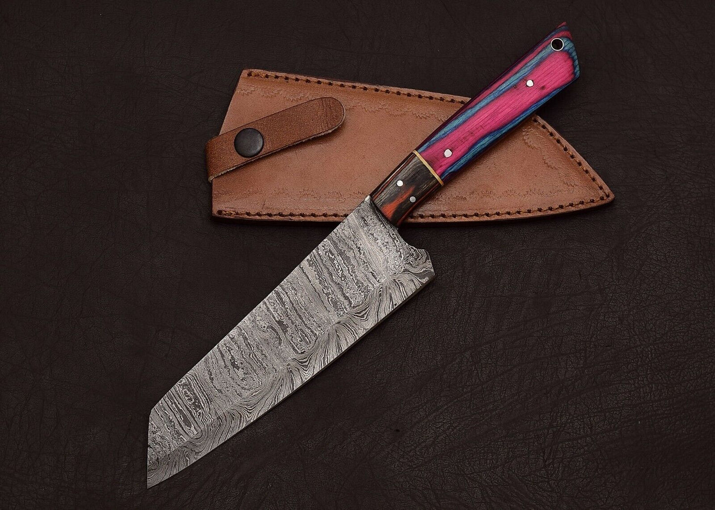 Damascus Steel Perfection  HandForged Fillet Knife For Professional Chefs 2