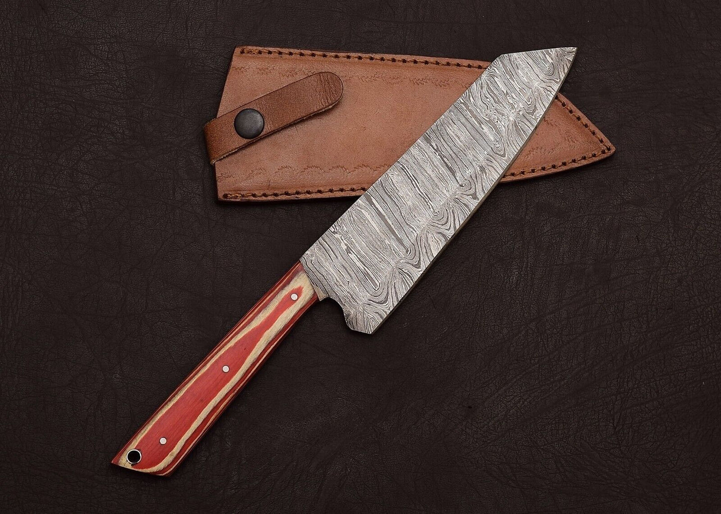 Premium Damascus Steel Knife  8 Fillet Blade For Kitchen  Hunting 1
