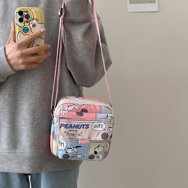 Peanuts Snoopy Crossbody Bags, Shoulder Bags for Women, Cartoon Cute Wallet, Purses Phone Case, Coin Pouch for Ladies