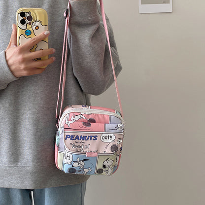 Peanuts Snoopy Crossbody Bags, Shoulder Bags for Women, Cartoon Cute Wallet, Purses Phone Case, Coin Pouch for Ladies