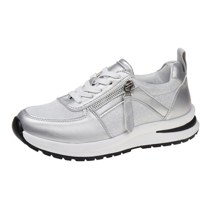 Fashion Women Sneakers Round Head Thick Sole Shoes Breathable Comfortable Casual Wearresistant Styl 7