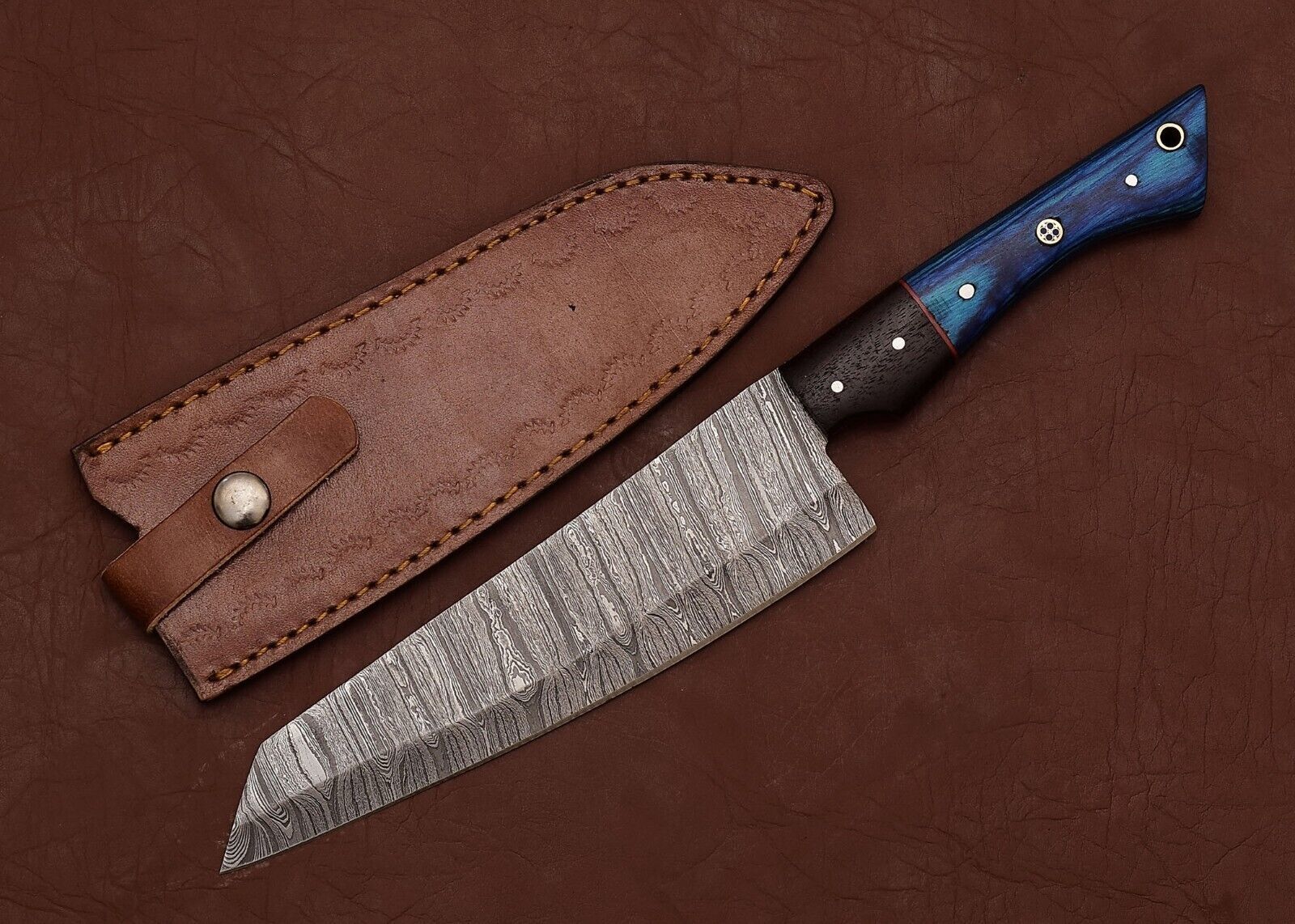 The Heritage Damascus Knife – Hand-Forged 13" Fillet Knife for True Craftsmen