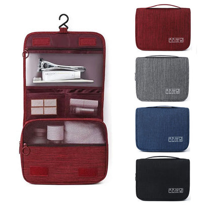 High Quality Toiletries Bag, Waterproof Travel Makeup Organizer, Storage Pouch With Hook, Bathroom Wash Bag