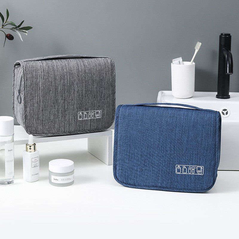 High Quality Toiletries Bag, Waterproof Travel Makeup Organizer, Storage Pouch With Hook, Bathroom Wash Bag