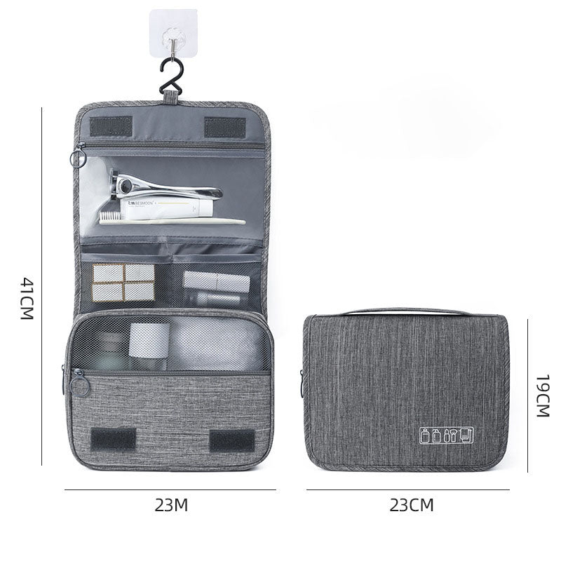 High Quality Toiletries Bag, Waterproof Travel Makeup Organizer, Storage Pouch With Hook, Bathroom Wash Bag