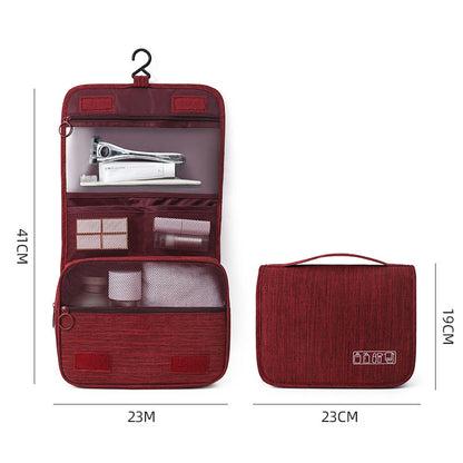 High Quality Toiletries Bag, Waterproof Travel Makeup Organizer, Storage Pouch With Hook, Bathroom Wash Bag