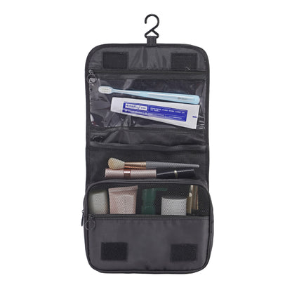 Waterproof Toiletry Washbag, Portable Cosmetic Storage Bag for Women and Men, Hanging Hook Travel Makeup Organizer