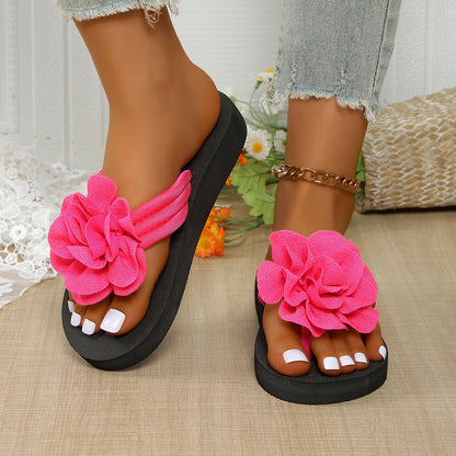 Lightweight Women Slippers, Non-Slip Home Sandals, Cool Indoor Outdoor Flat Slides, Casual Ladies Flip Flops