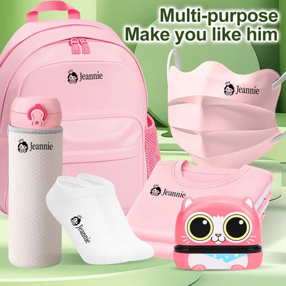 Personalized Baby Name Stamp Set  Custom Waterproof Name Stamp For Kids Clothes School Supplies  Tr 2