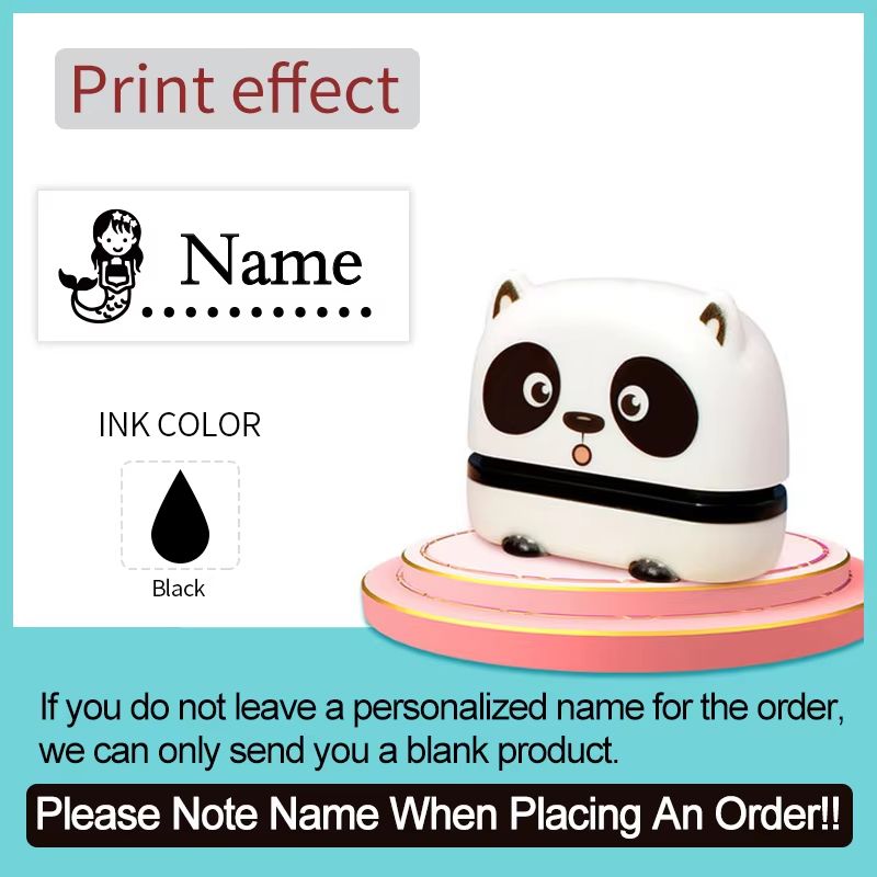 Personalized Baby Name Stamp Set  Custom Waterproof Name Stamp For Kids Clothes School Supplies  Tr 8