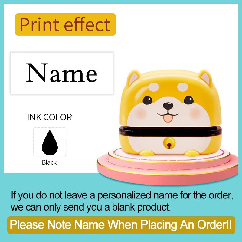 Personalized Baby Name Stamp Set  Custom Waterproof Name Stamp For Kids Clothes School Supplies  Tr 10