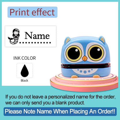 Personalized Baby Name Stamp Set  Custom Waterproof Name Stamp For Kids Clothes School Supplies  Tr 11