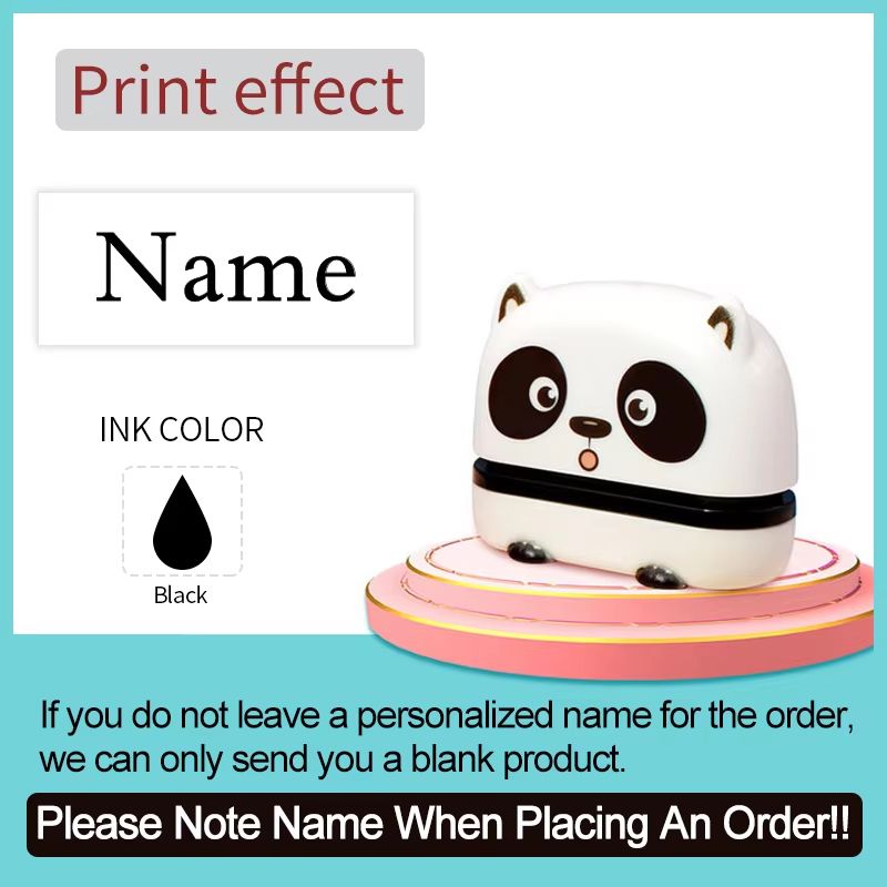 Personalized Baby Name Stamp Set  Custom Waterproof Name Stamp For Kids Clothes School Supplies  Tr 13