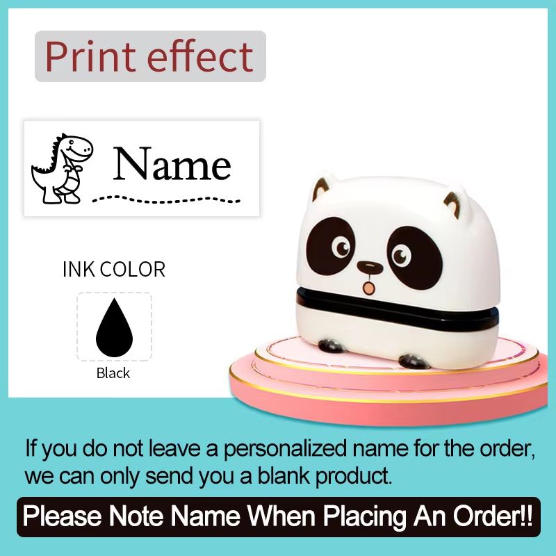 Personalized Baby Name Stamp Set  Custom Waterproof Name Stamp For Kids Clothes School Supplies  Tr 14