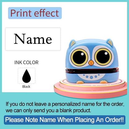 Personalized Baby Name Stamp Set  Custom Waterproof Name Stamp For Kids Clothes School Supplies  Tr 15
