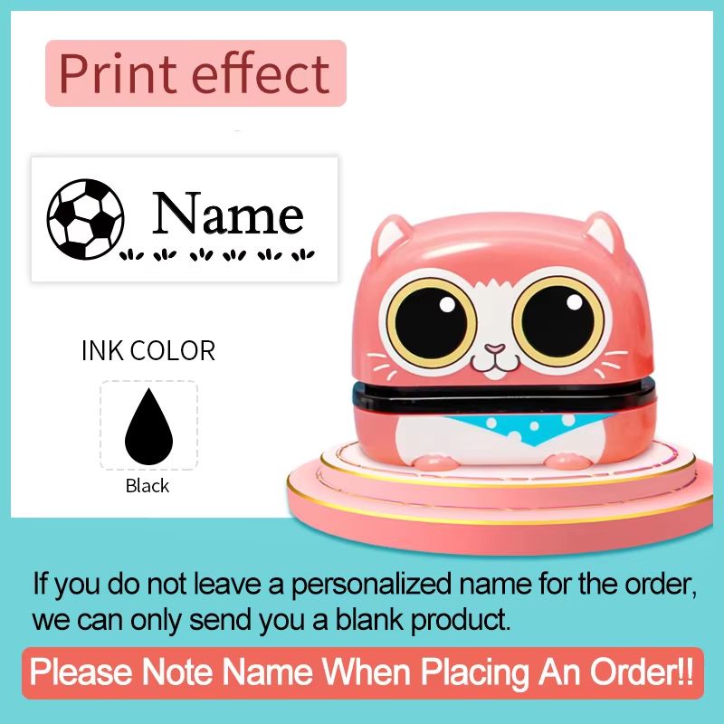 Personalized Baby Name Stamp Set  Custom Waterproof Name Stamp For Kids Clothes School Supplies  Tr 20
