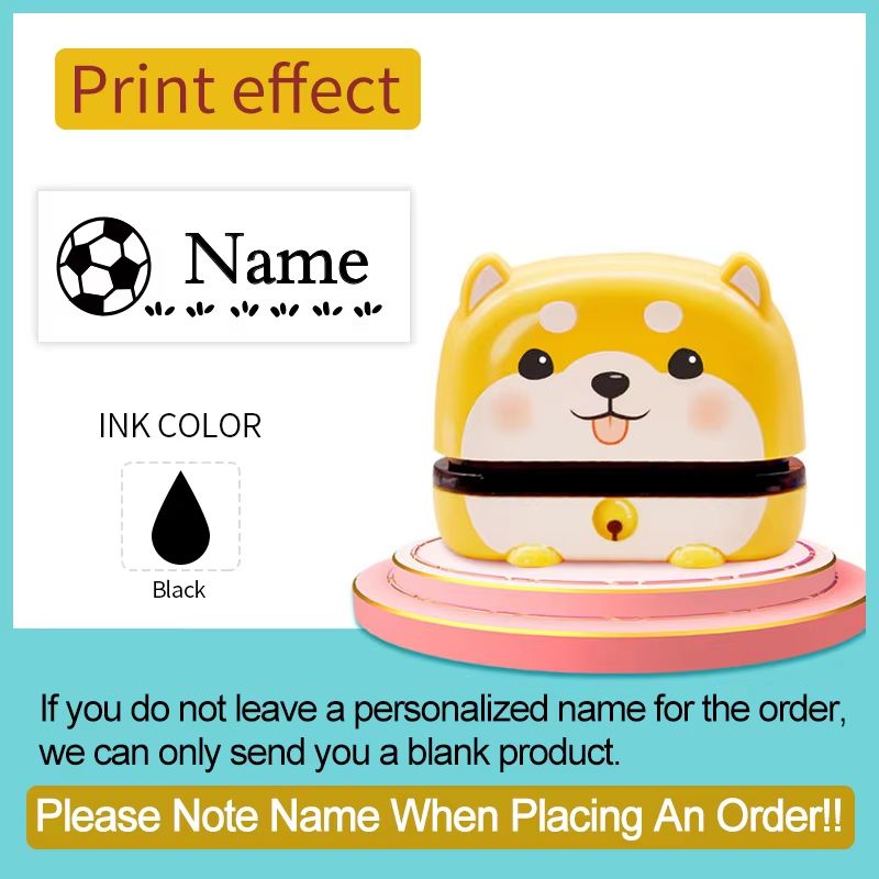Personalized Baby Name Stamp Set  Custom Waterproof Name Stamp For Kids Clothes School Supplies  Tr 23