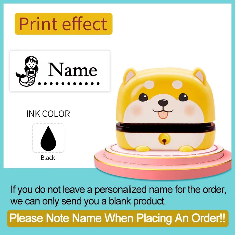 Personalized Baby Name Stamp Set  Custom Waterproof Name Stamp For Kids Clothes School Supplies  Tr 24