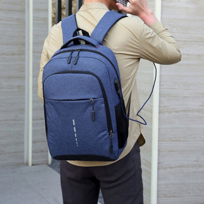 Men Large Capacity Travel Laptop Backpack, Classic Waterproof School Bag, USB Charging Casual bolsas Backpack