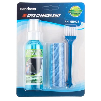 Premium Screen Cleaning Kit  Liquid Cleaner Brush  Microfiber Cloth Set For TV Laptop Phone Tablet  1