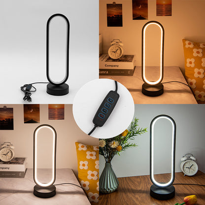 Creative Spiral LED Desk Lamp, Dimmable Reading Light with 3 Colors, for Bedroom, Office, Living Room, and Bedside Decor