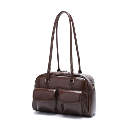 High Value Versatile Handbag, Fashion Armpit Bag, Niche Design Women Tote Shoulder Bag, Leather Purses and Handbags
