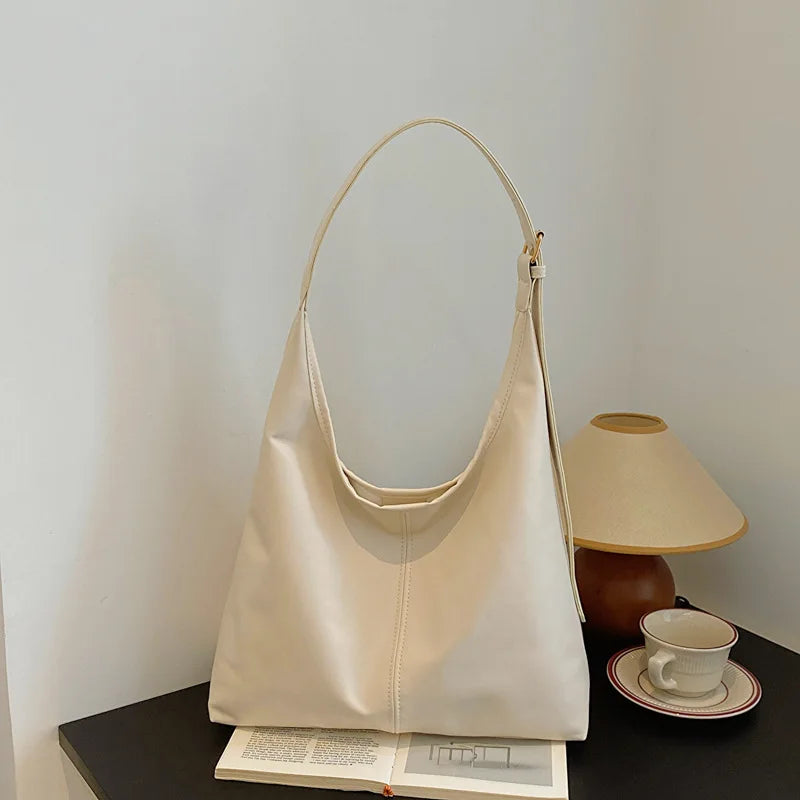 Womens Large Tote Bag Simple Retro Shoulder Hand Bag New Fashion Tote For Everyday Use 9