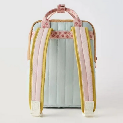 Colorful Small School Bag, New Lightweight Children's Backpack, Cute Sunflower Pendant Kids Shopping Bag