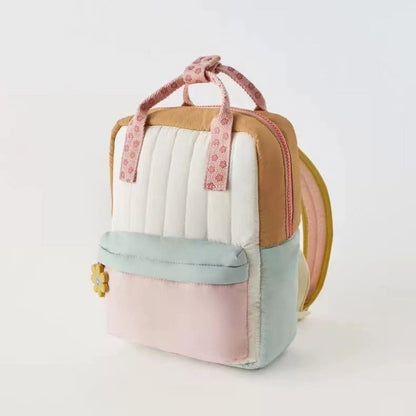 Colorful Small School Bag, New Lightweight Children's Backpack, Cute Sunflower Pendant Kids Shopping Bag