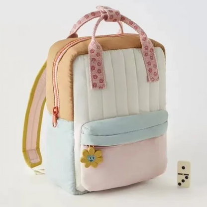 Colorful Small School Bag, New Lightweight Children's Backpack, Cute Sunflower Pendant Kids Shopping Bag