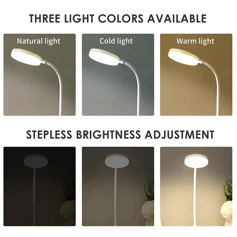 Portable LED Desk Lamp, 3 Mode Eye Protection with Dimming, USB Touch Charge, for Bedroom, Bedside, and College Student