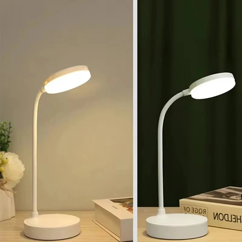 Portable LED Desk Lamp, 3 Mode Eye Protection with Dimming, USB Touch Charge, for Bedroom, Bedside, and College Student