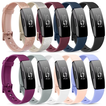 Premium Silicone Band for Fitbit Inspire 2 & Inspire HR – Soft, Breathable, and Adjustable Replacement Wristband