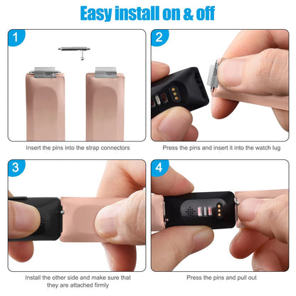 Premium Silicone Band For Fitbit Inspire 2  Inspire HR  Soft Breathable And Adjustable Replacement  5