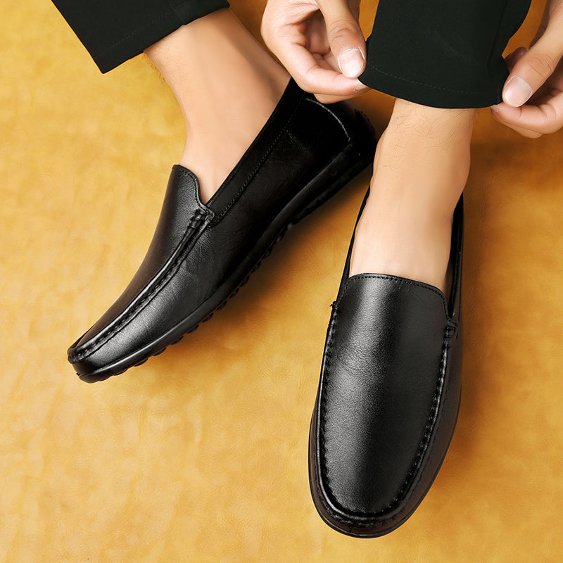 Mens Soft Genuine Leather Shoes Business Dress Shoes Comfortable Fashion Oxford Shoes 3