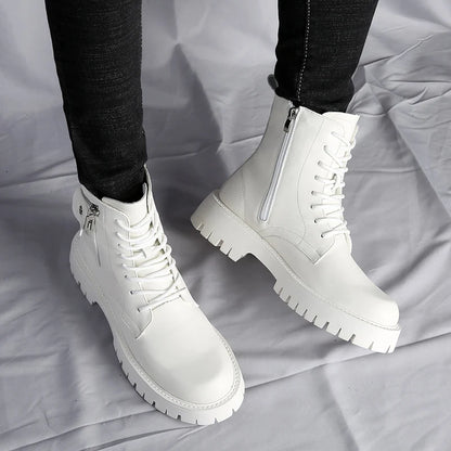 High Quality Mens Chelsea Boots, Luxury Leather, English Style, Thick Sole, Famous Casual Shoes