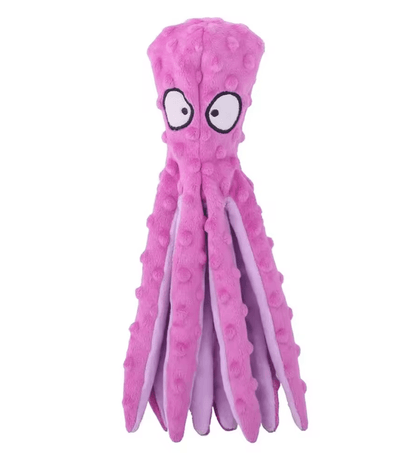 PlayPals Octopus Dog Chew Toy For Small And Medium Dogs 6