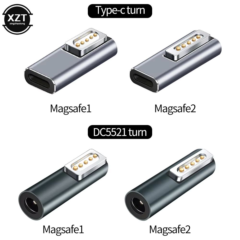 Magnetic USB-C to MagSafe Adapter – PD Quick Charge Converter for MacBook Air & Pro