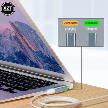 Magnetic USBC To MagSafe Adapter  PD Quick Charge Converter For MacBook Air  Pro 3