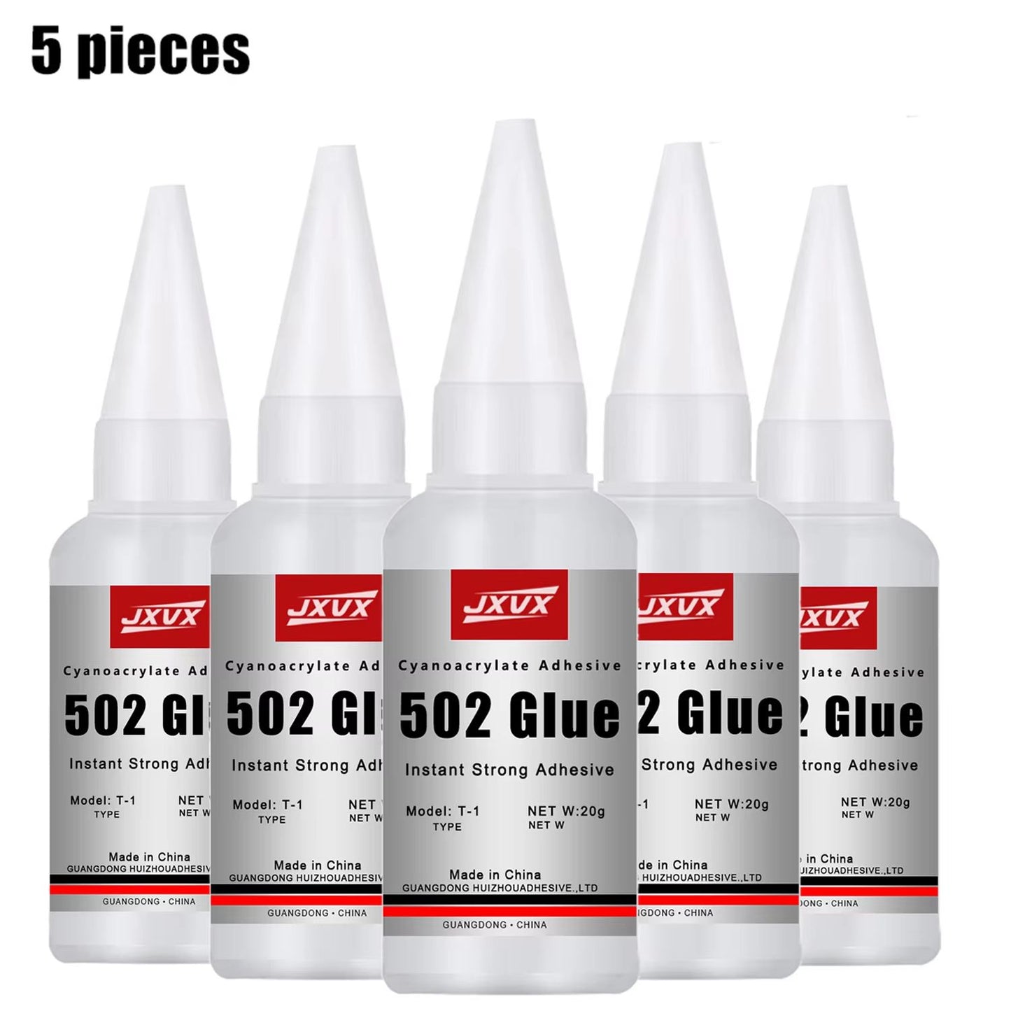 JXVX Super Bond 502 Instant Glue  QuickDrying Super Glue For Leather Wood Metal  Rubber 11
