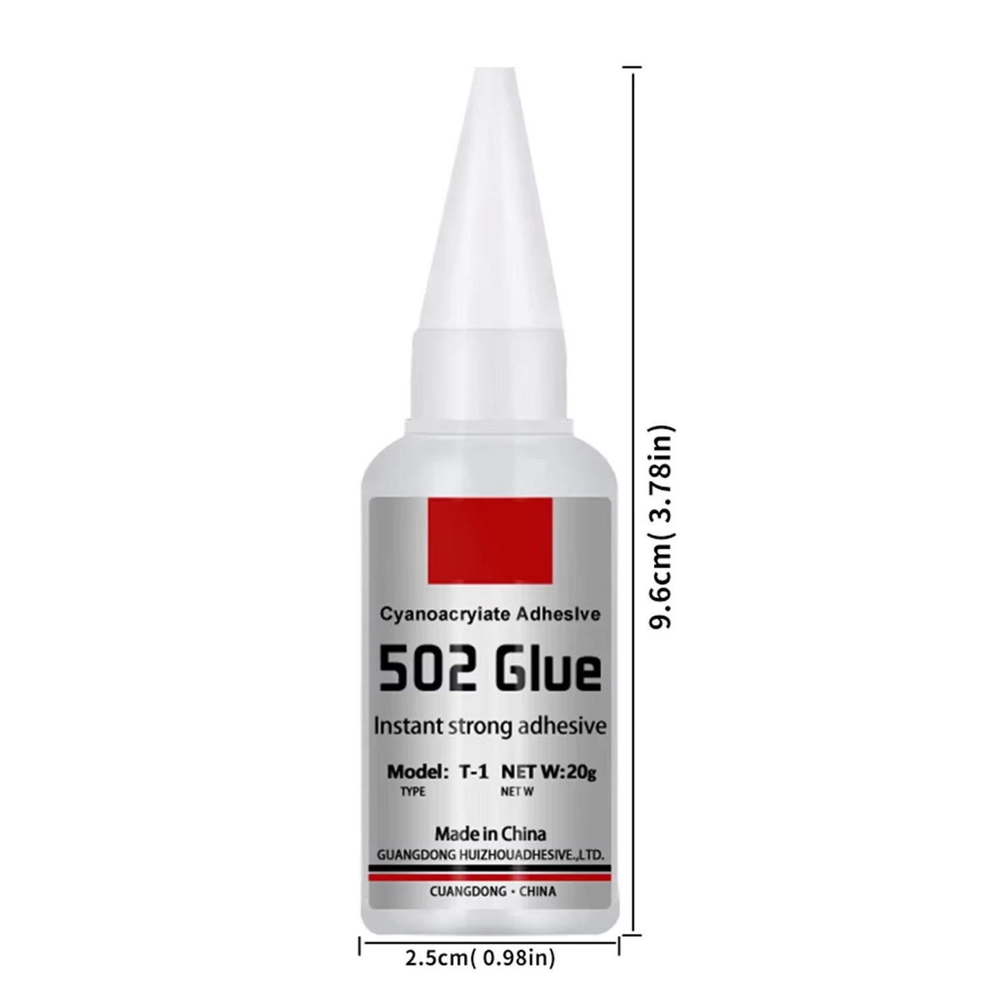 JXVX Super Bond 502 Instant Glue  QuickDrying Super Glue For Leather Wood Metal  Rubber 5