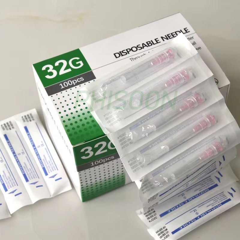 Painless Ultrafine 32G Beauty Needles  Professional Microneedle Syringes For Skincare Mesotherapy   2