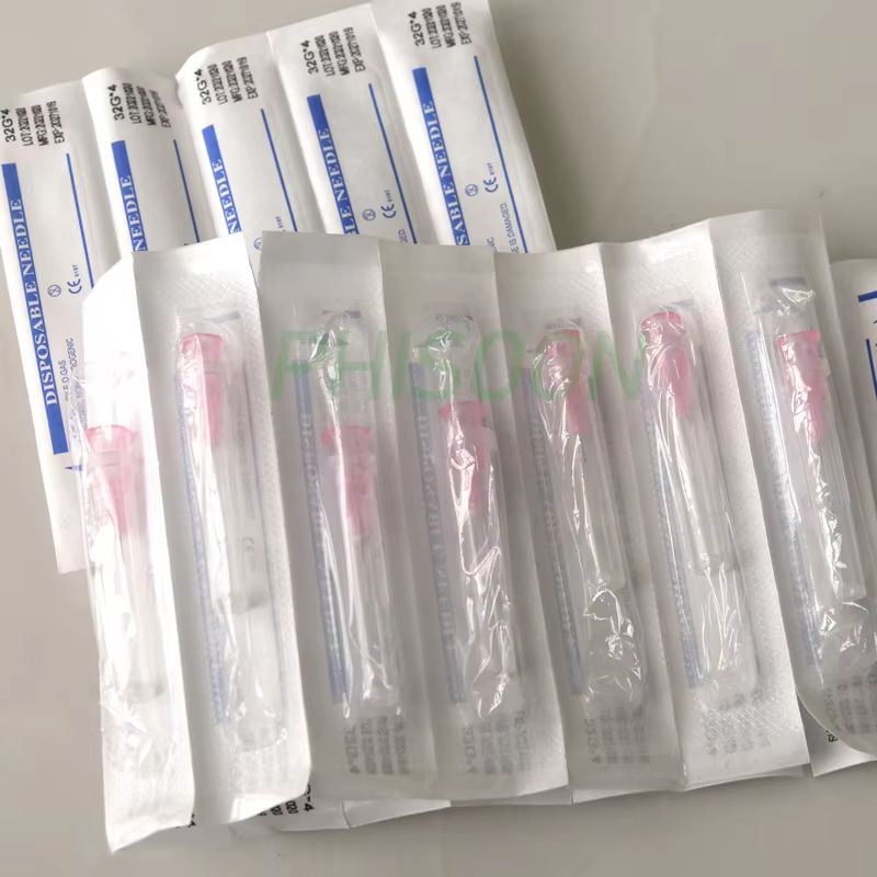 Painless Ultrafine 32G Beauty Needles  Professional Microneedle Syringes For Skincare Mesotherapy   3