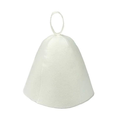 Premium Wool Felt AntiHeat Sauna Hat  Thick QuickDry Shower  Spa Cap For Hair Protection 9