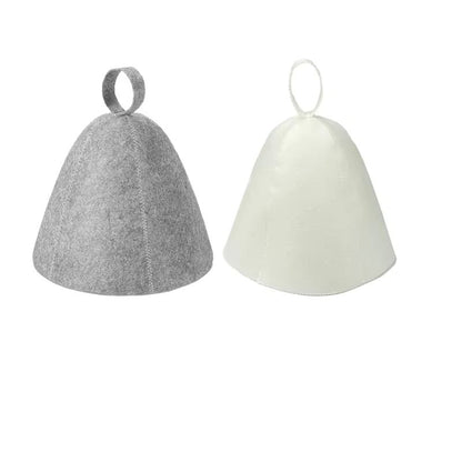 Premium Wool Felt AntiHeat Sauna Hat  Thick QuickDry Shower  Spa Cap For Hair Protection 11