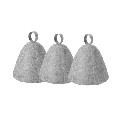 Premium Wool Felt AntiHeat Sauna Hat  Thick QuickDry Shower  Spa Cap For Hair Protection 8