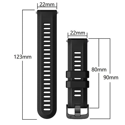 Sports Silicone Replacement Strap For Garmin Forerunner 965955945935745  22mm Soft Durable And Adju 4