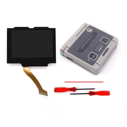 Laminated V5 IPS Backlit LCD Screen Replacement Kit For Game Boy Advance SP  No Shell Cutting Requi 18